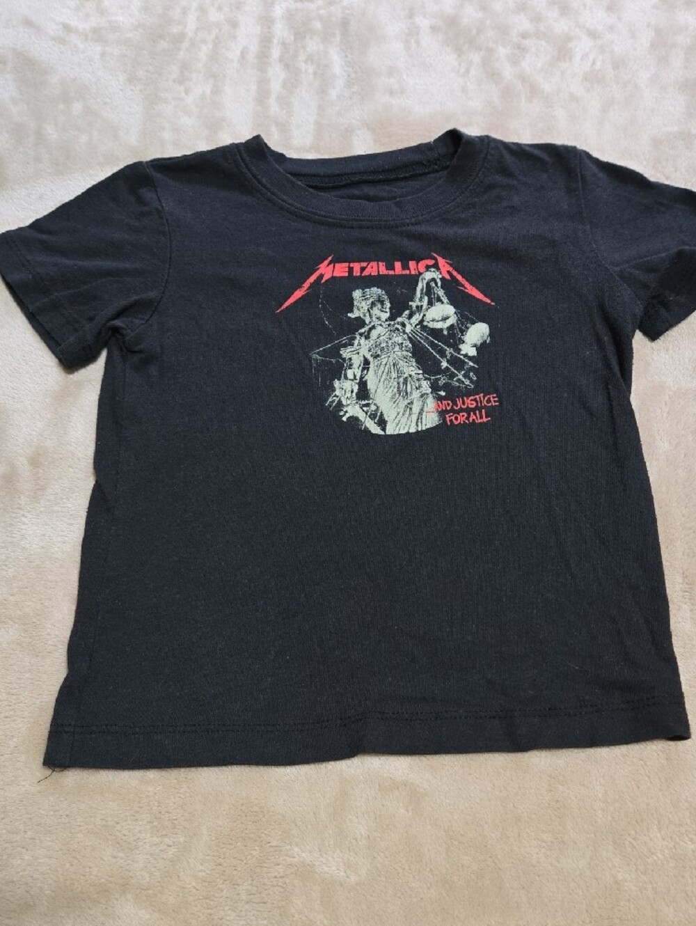 Black Graphic Rocker Tops - Picture 5 of 6